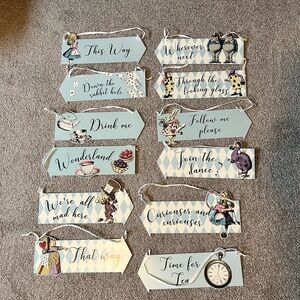 Alice and Wonderland Birthday Decorations